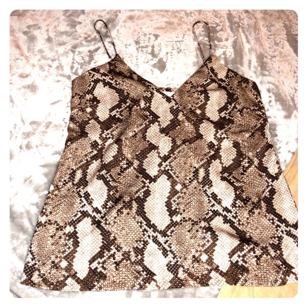 H&M Snakeprint Top
